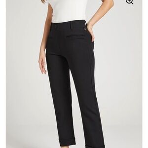 Betabrand Black Easy Cropped Trousers  Medium NWT